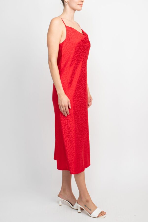 5 Pieces of Cow Neck Slip Dresses - Red - Image 2